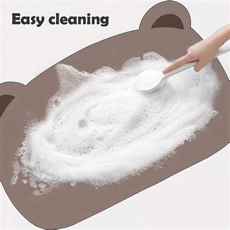 1 Peça Tapete de Banheiro em Formato de Urso Fofo, de Secagem Rápida ...