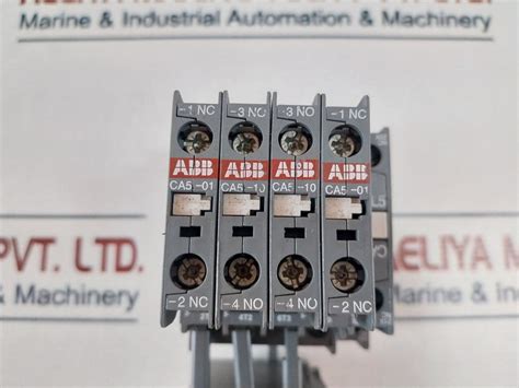 Abb Cal5-11 Auxiliary Contact Block 600Vac/Class 10 Set – Aeliya Marine ...