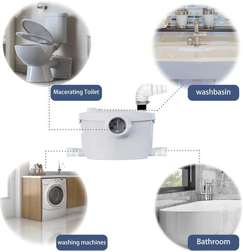 Little Meerkat Upflush Toilet System For Basement, | Ubuy India