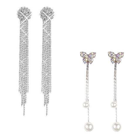 Yellow Chimes Earrings for Women & Girls | Butterfly Shaped Long ...