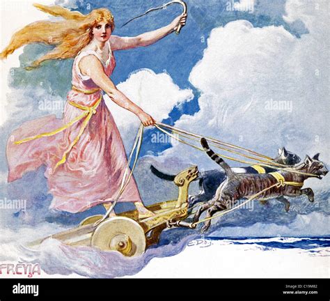 Freya norse goddess hi-res stock photography and images - Alamy