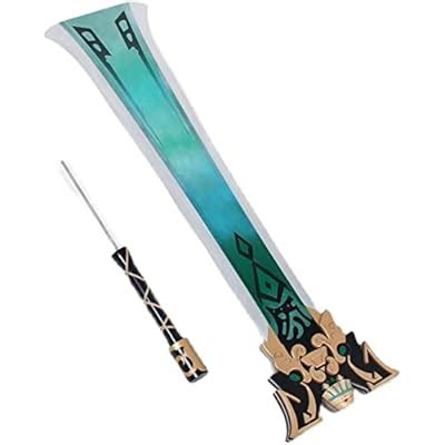 Hot Game Genshin Impact Rainslasher Broadsword Razor | Ubuy India