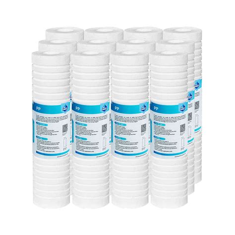 Membrane Solutions 10"x2.5" Grooved Sediment Water Filter Cartridge