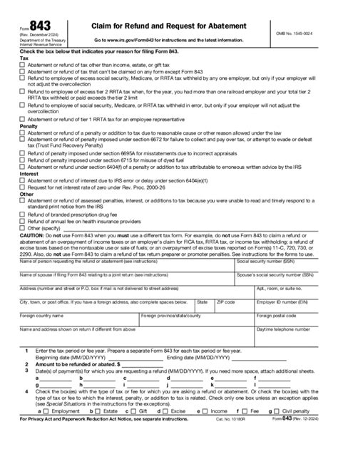 Image result for Example of Completed Form 843