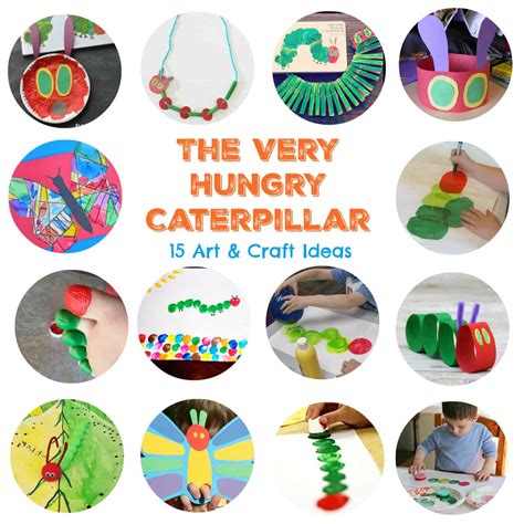 15 the very hungry caterpillar art and craft ideas - Emma Owl