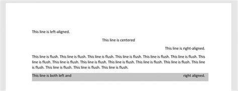 How to Add Alignment Line in Word 的图像结果