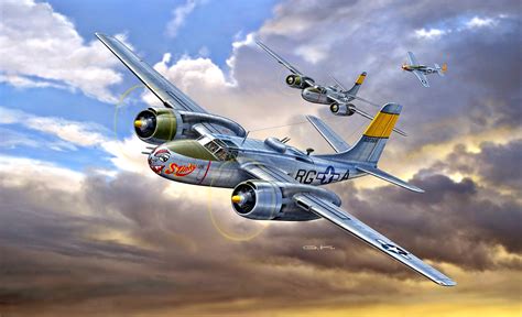 Download Warplane Aircraft Bomber Military Douglas A-26 Invader HD ...