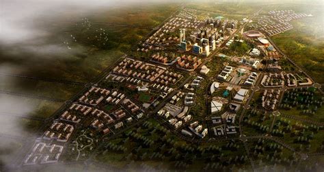 鸡西市鸡冠区西南部新区概念性城市设计 - 城市规划 - 汉通设计