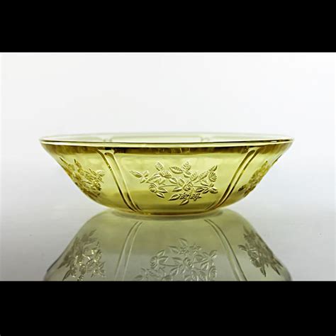 Yellow Depression Glass Bowl