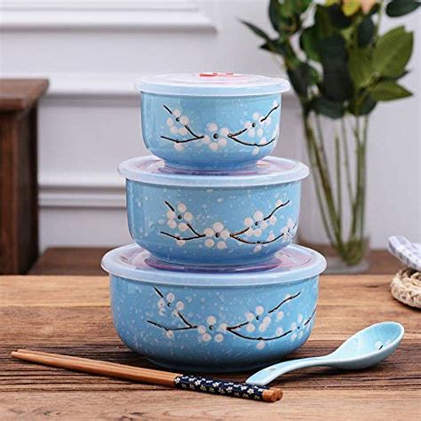 Buy Green Apple International Blue Color Round Shape Ceramic Airtight ...
