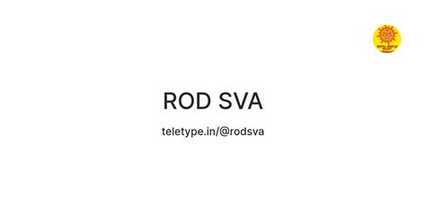 ROD SVA — Teletype