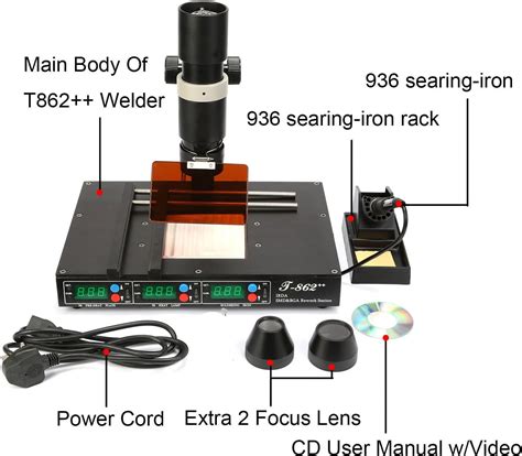 Buy New T862++ BGA Rework Station Infrared IRDA Welder Soldering ...