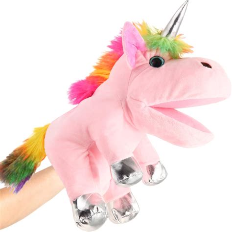 Animal Hand Puppets 12 Inch Unicorn Plush Dinosaur India | Ubuy