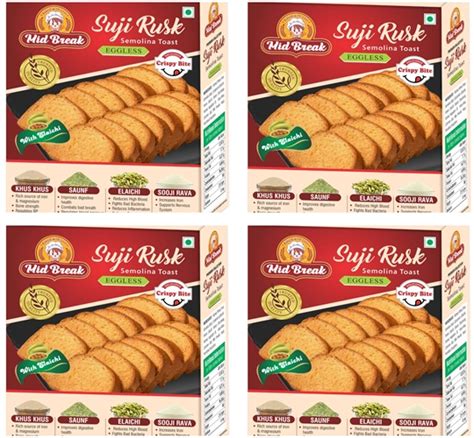 Buy Suji Rusk 800g Online from Mid Break at Best Price