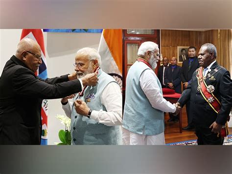 Papua New Guinea, Fiji confer their highest civilian award to PM Modi