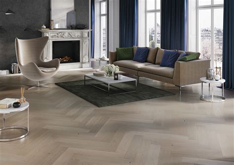 Grey engineered wood flooring, grey floor panels - Barlinek