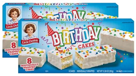 Little Debbie (Birthday Cake, 2 boxes) - Walmart.com
