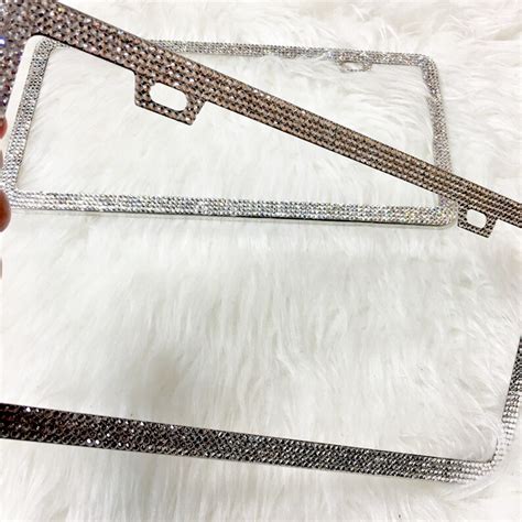 Image result for Custom Bling License Plate Frames