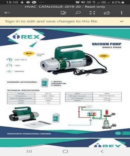 Vacuum Gauge - REX Vacuum Pump RX-1S Manufacturer from Ahmedabad