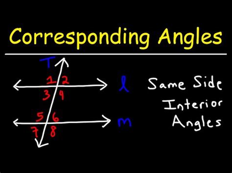 Image result for Same Side Corresponding Angles