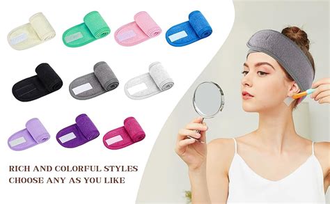 YIZIKA Makeup Time Face Wash Hair Band for Women & Men | Soft ...