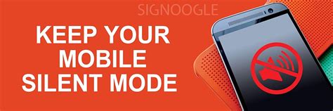 SIGNOOGLE Keep Your Mobile Silent Mode Sign Sticker Wall Medical ...