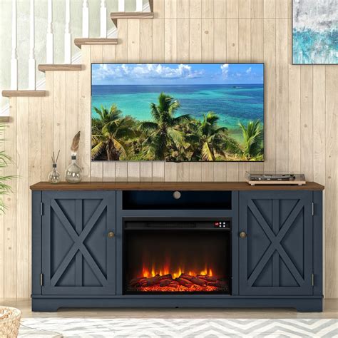 70" Farmhouse TV Stand Console for TVs up to 75 inch - 70" in Width ...
