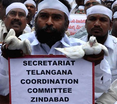 NGOs from Telangana region duirng a peace rally at AP Secretariat