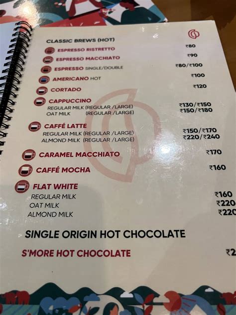 Menu at Cafficana Kozhikode, Kozhikode