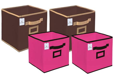 Kuber Industries Non Woven 4 Pieces Small & Large Foldable Storage ...