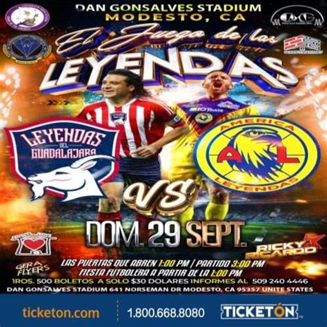 LEYENDAS DEL GUADALAJARA VS LEYENDAS DEL AMERICA, Dan Gonsalves Stadium ...