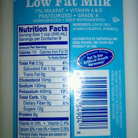 Nestle Fresh Milk Nutrition Facts