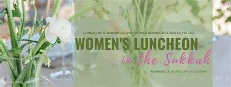 JWC Womens Lunch in the Sukkah, Chabad of Stamford, 4 October 2023 ...