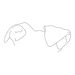 Buy Custom Dog Ear Outline Digital File Dog Ear Line Art Custom Outline ...