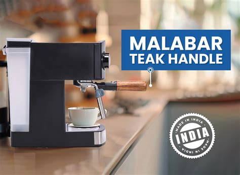 Barista Viva TCM 110M 850W Semi-Automatic Espresso Coffee Machine (Cha ...