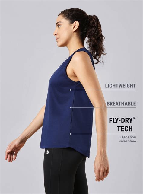 Buy Women's All Day Active Navy Tank Online in India | Cult Store