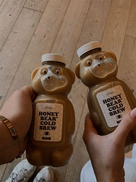 Honey bear coffee bottles | Cafe food, Coffee shop, Love food
