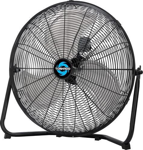Tornado 20 Inch Industrial Metal Floor Fan, 3-Speed Powerful Cooling ...