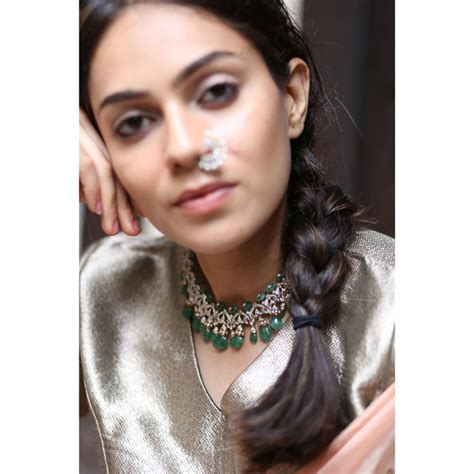Contemporary Dimaond and Emerald Choker | Vogue India