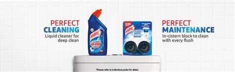 Harpic Flushmatic In-Cistern Toilet Cleaner Blocks, Marine - 100 g ...