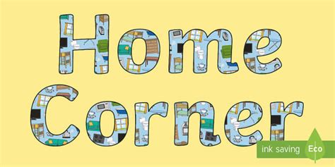 👉 Home Corner Display Lettering (teacher made) - Twinkl