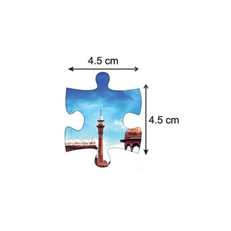 Delhites Jigsaw Puzzle Combo | Map of India and Red Fort | Mittimate