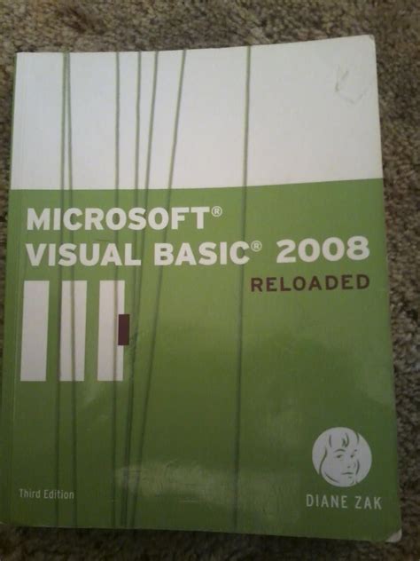 Microsoft Visual Basic 2008: Reloaded : Zak, Diane: Amazon.in: Books