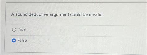 Image result for Examples of Sound Deductive Arguments