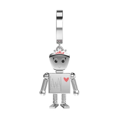 The Gal Bot Charm-silver - Charms - 925 sterling silver | Y Jewelry