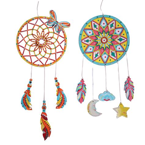MDF Dream Catcher Making Kits– Hobby Decor Pvt Ltd
