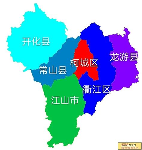 衢州市地图最新版（高清大图）