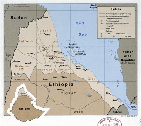 Eritrea Map