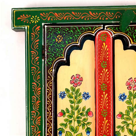 Antique Wood Jharokha Wall Hanging - Shop Online