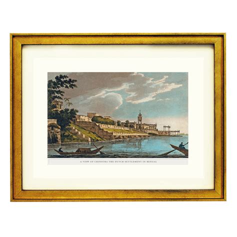 A View of Chinsura the Dutch settlement in Bengal Art Print – Ikka ...